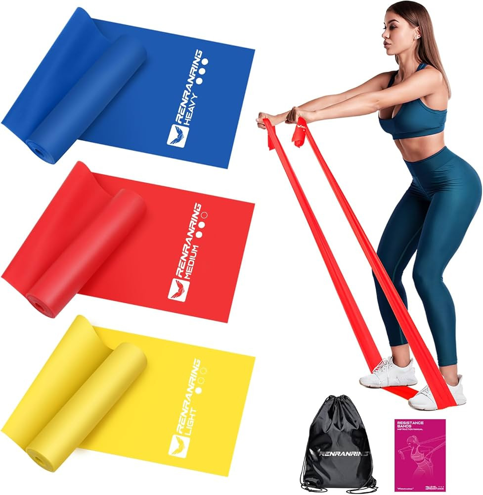 RENRANRING Resistance Bands for Working Out, Exercise Bands for Physical Therapy, Stretch, Recove... | Amazon (US)