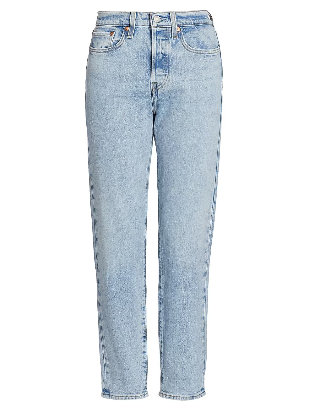 Wedgie Icon High-Rise Tapered Jeans | Saks Fifth Avenue