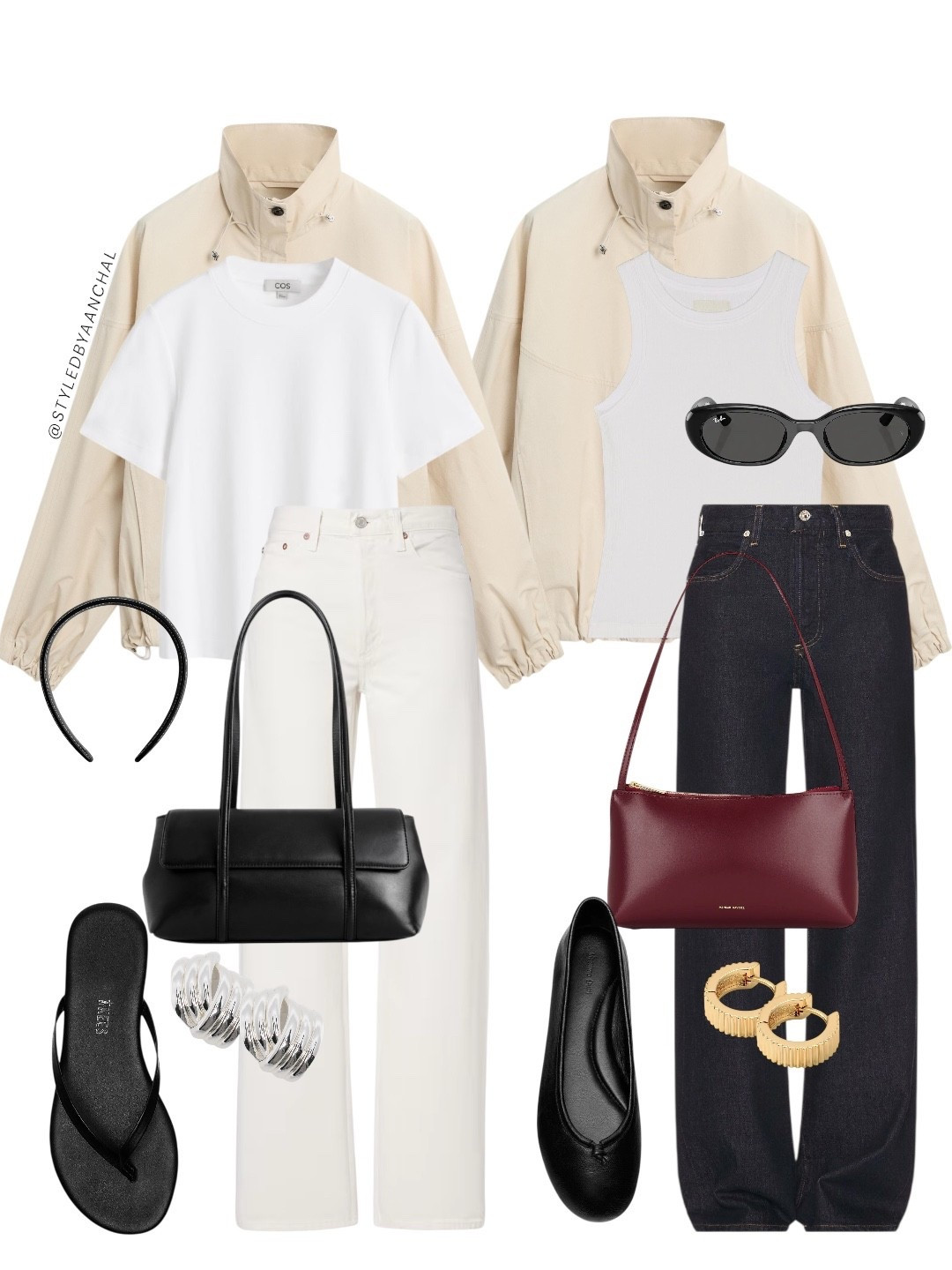 One jacket two easy ways to style it 🤍✨

Look 1: White tee + white denim for that clean, off duty vibe 

Look 2: Ribbed tank + dark jeans for a more elevated and edgy look.


casual outfit ideas, neutral style outfit, minimal fashion look, effortless chic outfit, everyday outfit inspo, capsule wardrobe style, layered outfit idea, street style casual, modern minimal outfit, chic everyday fashion.

#LTKootd #LTKFestival #LTKgrwm