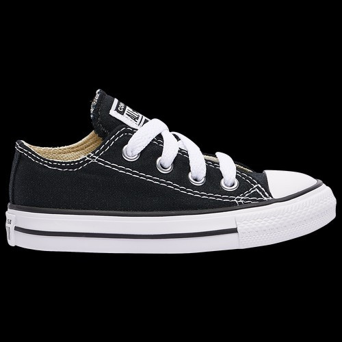 Boys Converse Converse All Star Low Top - Boys' Toddler Basketball Shoe Black/White Size 05.0 | Kids Foot Locker (US)