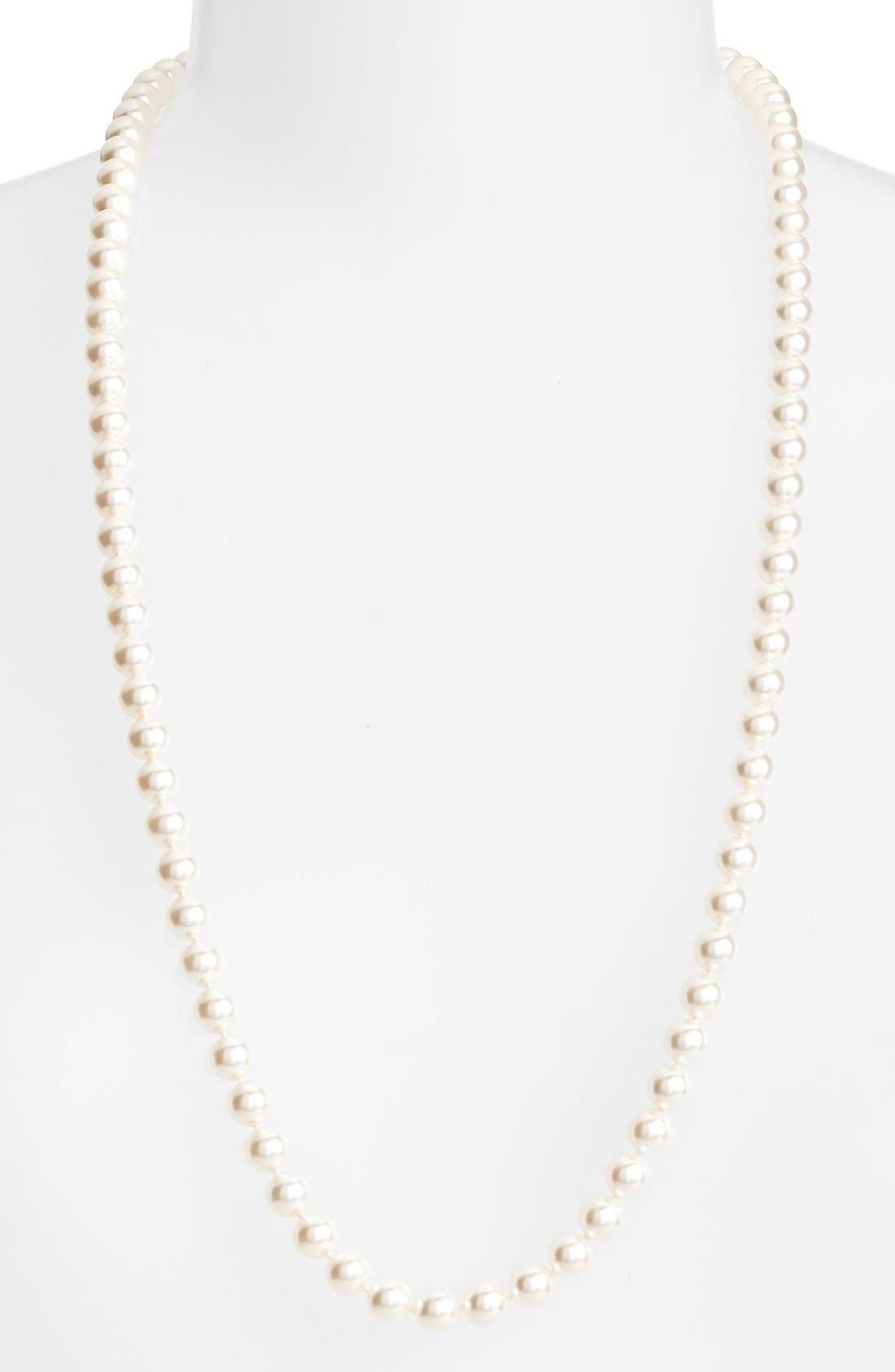 Long Imitation Pearl Necklace | Nordstrom