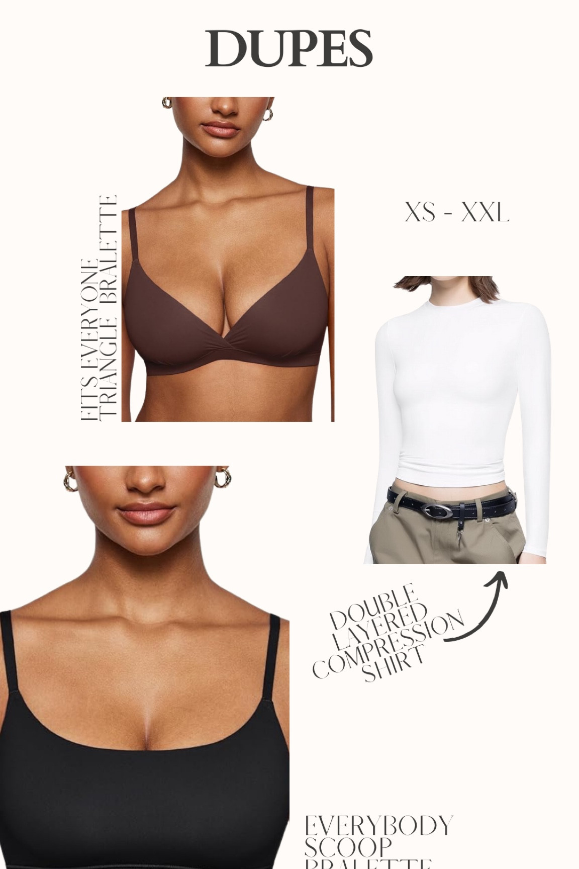 These Amazon Skims dupes and buttery soft and easy (er) on the wallet ❤️

#LTKstyletip #LTKfindsunder50 #LTKfindsunder100