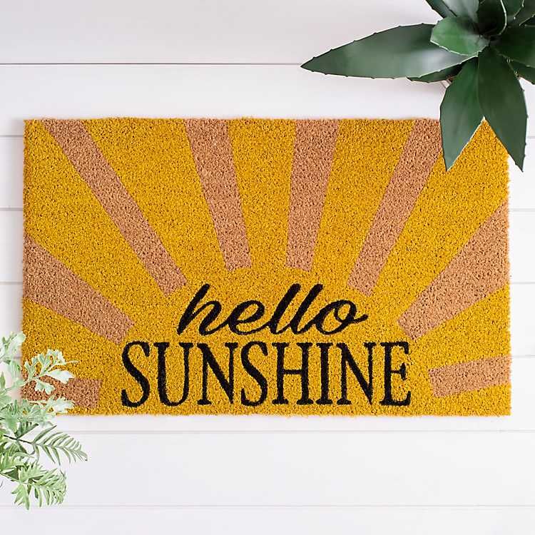 Hello Sunshine Doormat | Kirkland's Home