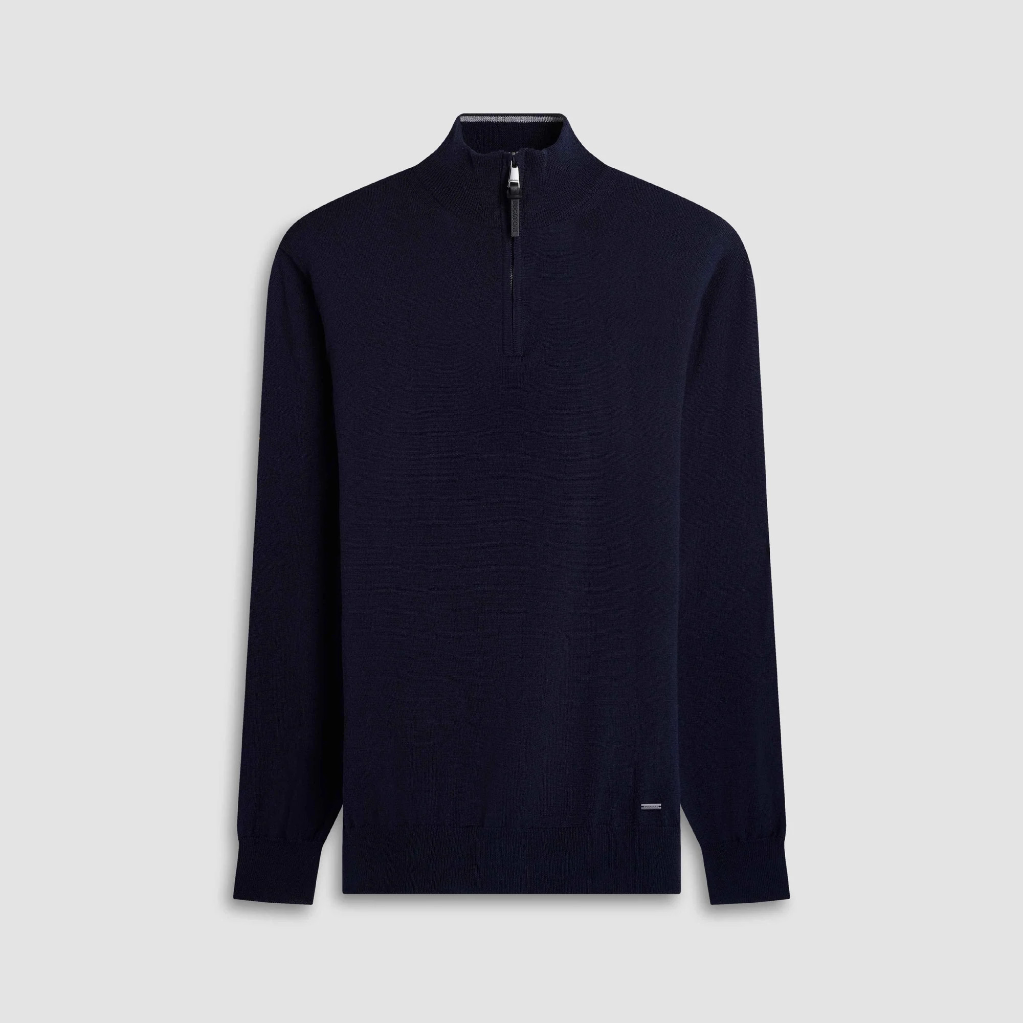 Spencer Quarter-Zip Super Merino Sweater | Bugatchi