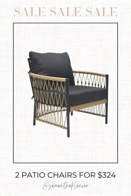 Been scoping out some black patio furniture today😍

#patiochairs #patiofurniture #outdoorfurniture

#LTKhome #LTKsalealert #LTKSeasonal