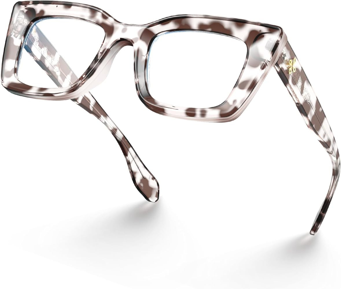 VISOONE Cat Eye Blue Light Blocking Glasses TR90 Anti-glare Women Calida | Amazon (US)