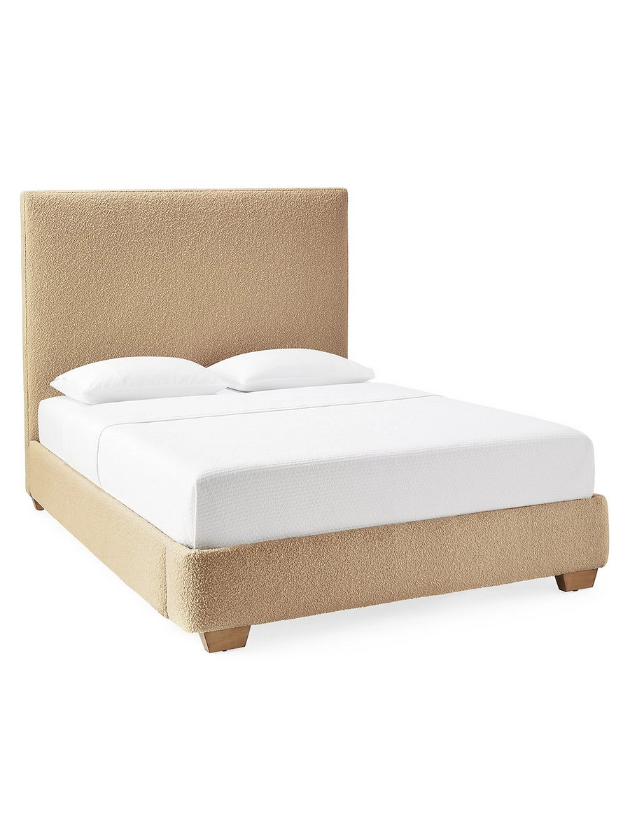 Tall Octavia Bed in Bouclé | Serena and Lily
