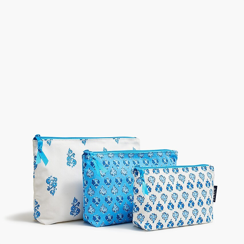 Canvas pouches set-of-three | J.Crew Factory