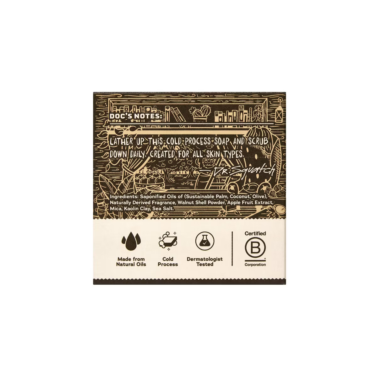 DR. SQUATCH Men's All Natural Bar Soap - Flannel Forest - 5oz | Target