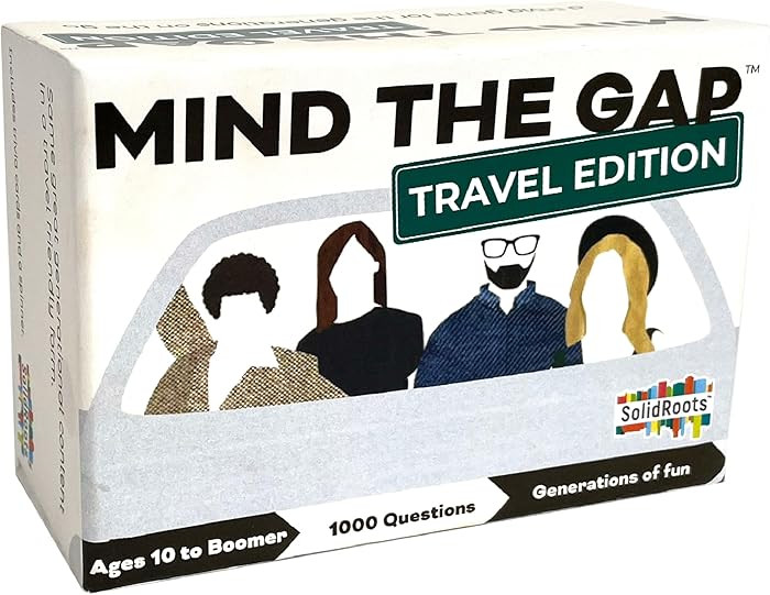 Spin Master Games, SolidRoots Mind The Gap Travel Edition, A Trivia Game for All Generations, Roa... | Amazon (US)