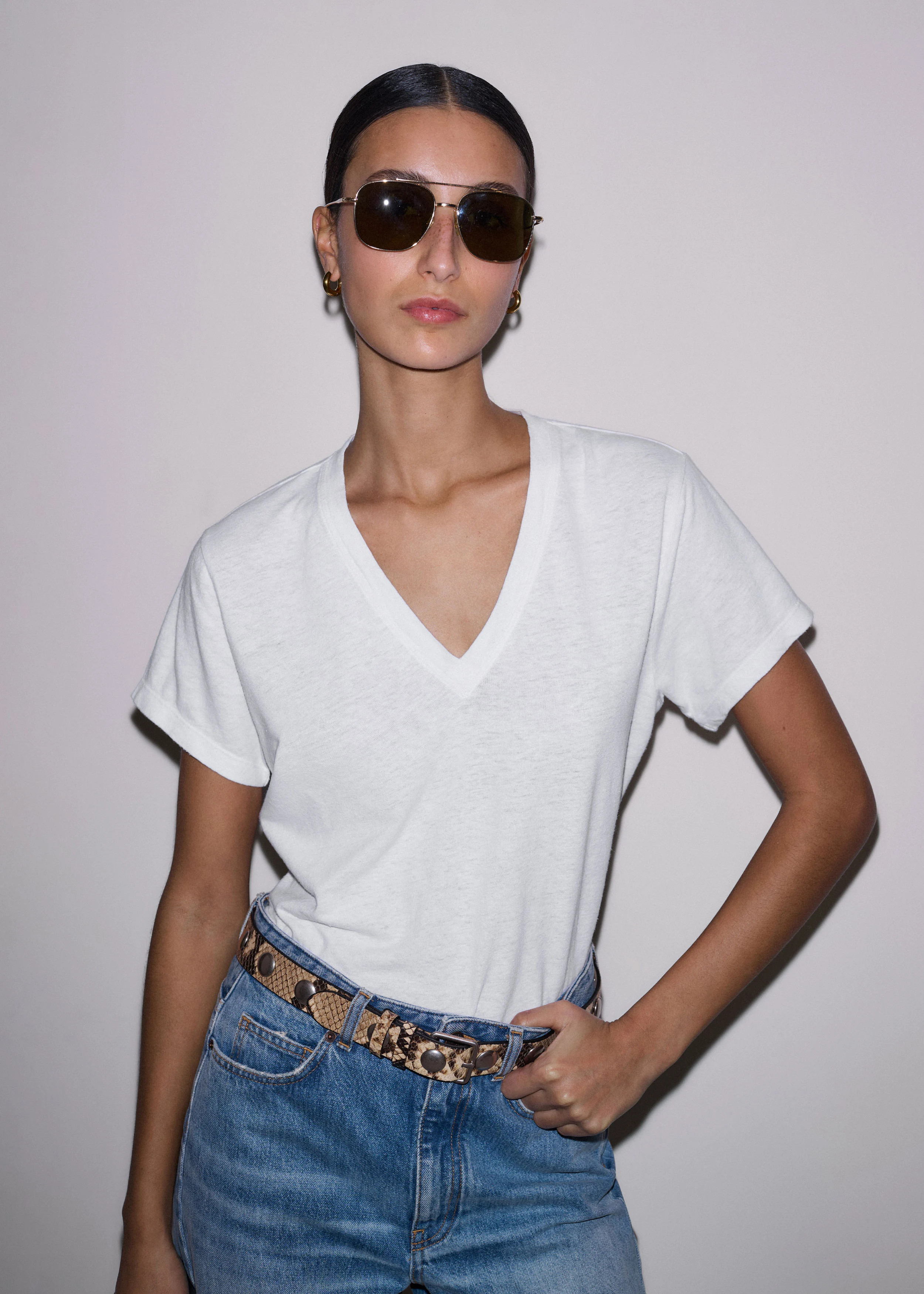 Straight Tee Soft Washed Jersey | ME+EM Global (Excluding US)
