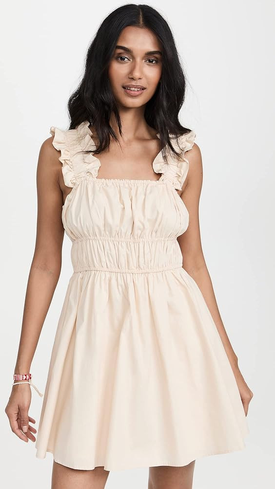 English Factory Women's Ruffled Detail Mini Dress | Amazon (US)