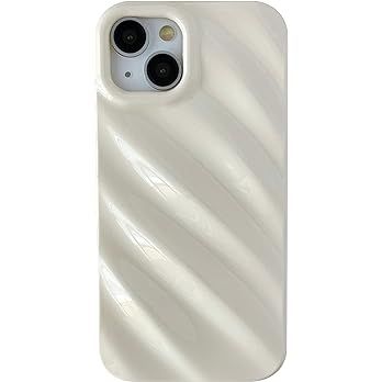 Caseative Cute Water Ripple Pattern Wave Shape Camera Lens Protection Soft Compatible with iPhone... | Amazon (US)