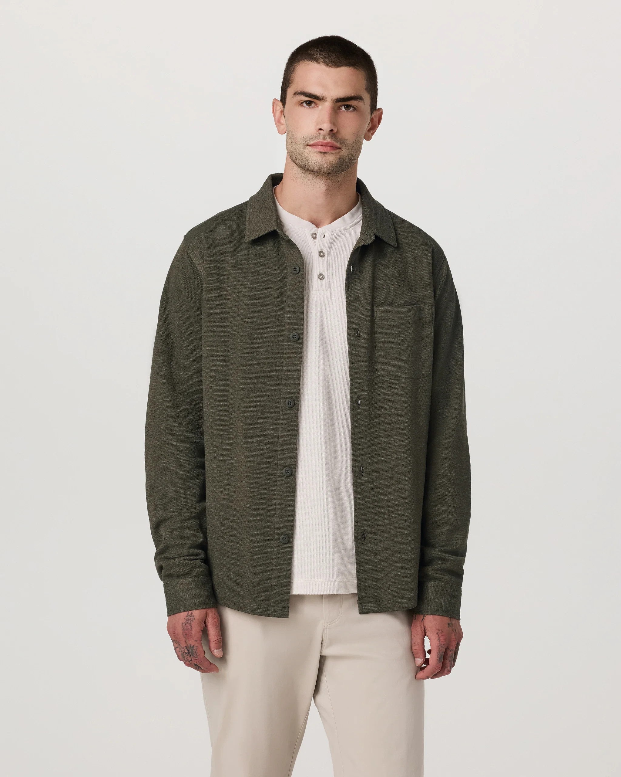 Long Sleeve Jeffreys Button Down Overshirt | Vuori Clothing (US & Canada)