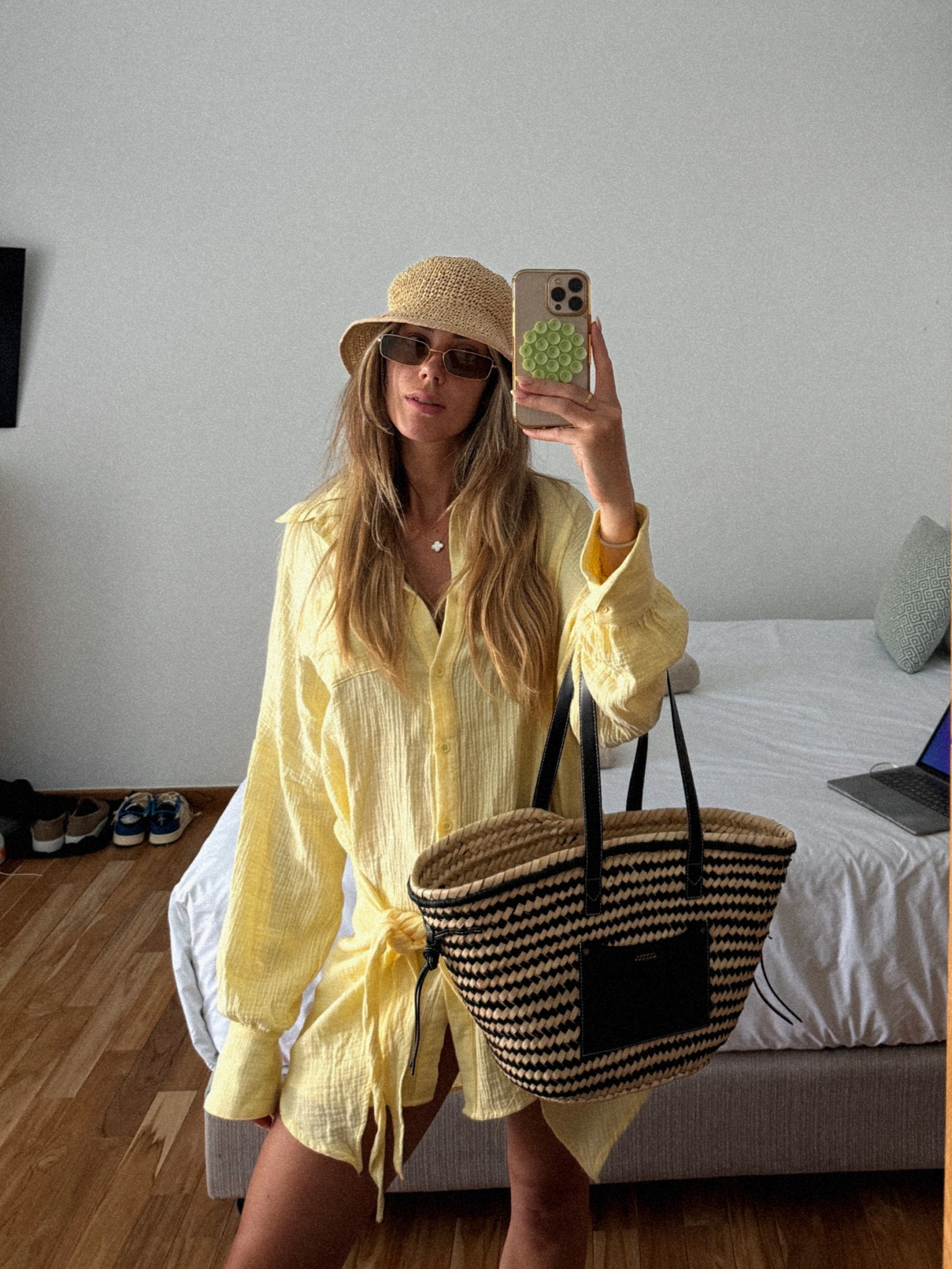 butter yellow pool day 💛 wearing a size small. Mango, noughts & kisses 

#LTKuk #LTKeurope #LTKsummer