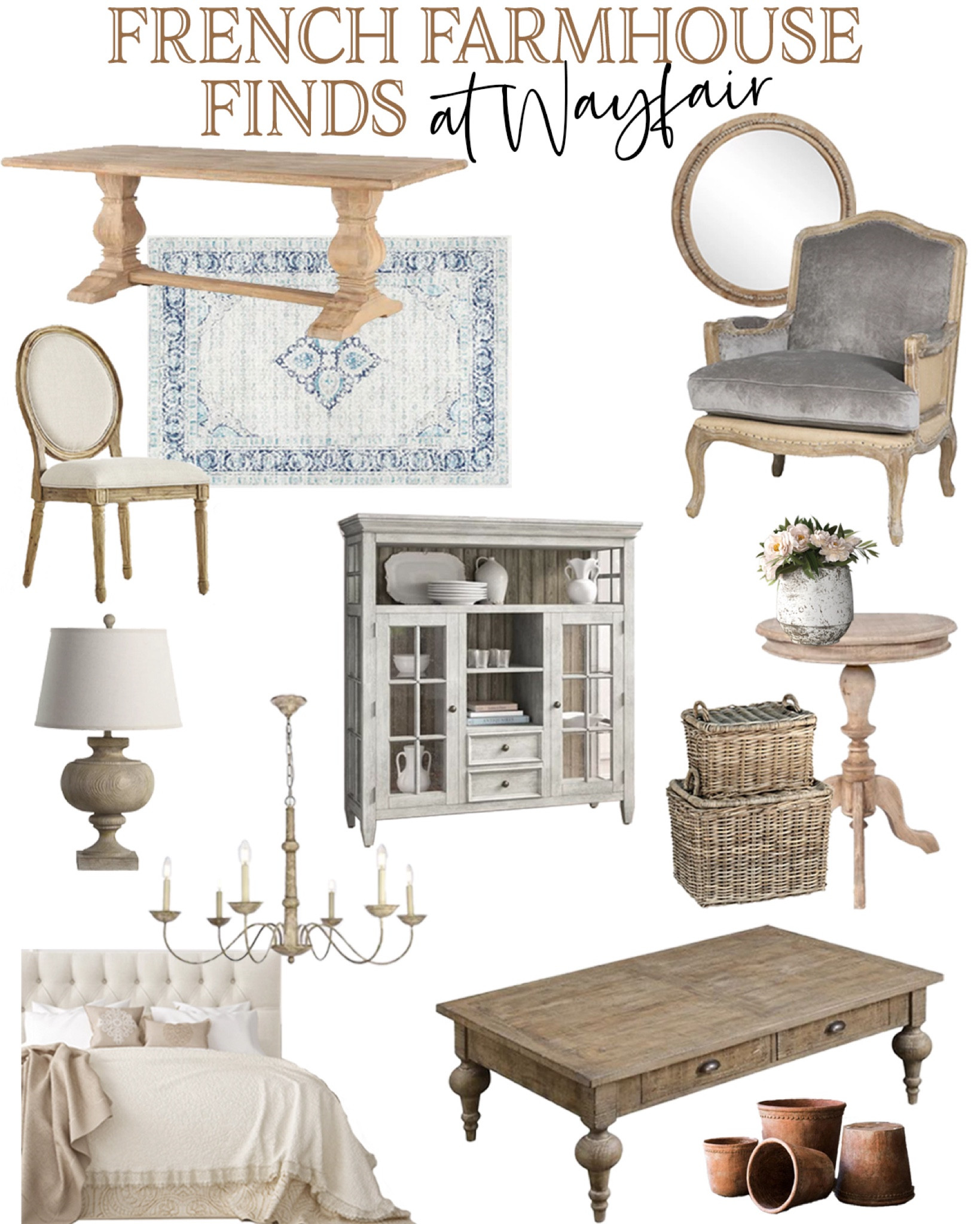 Sooo many great French-ish finds at Wayfair!

Home decor, area rugs, coffee table, table lamp, chandelier, dining table, dining chair, side table 

#LTKxWayfair #LTKHome