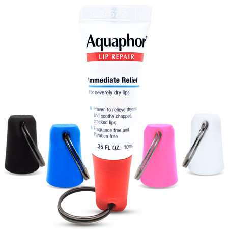 Keychain Cap for Aquaphor Lip Repair Balm - (Keychain Cap Only) Travel Size Chapstick Ointment for Lips - Healing Stick Mini Tube - Made in USA (Red) | Walmart (US)