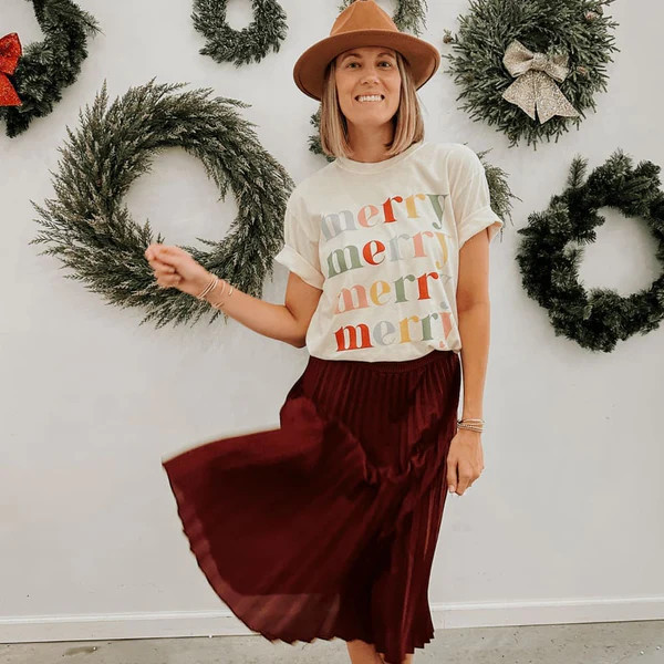 Colorful Merry Tee | Mountain Moverz