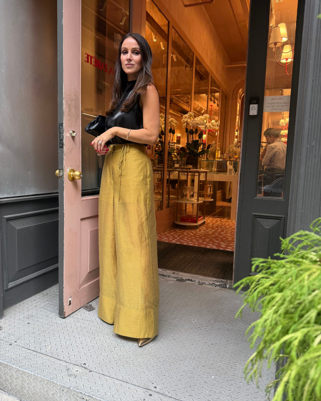 These green pants have a story. I was stopped and complimented on the streets of New York so many times — and getting that kind of attention during Fashion Week makes it an even bigger deal. These are the pieces I keep coming back to. LTK Finds • Stylist Picks • Wide Leg Pants • Fall Outfit Ideas • Street Style 

 #LTKOver40