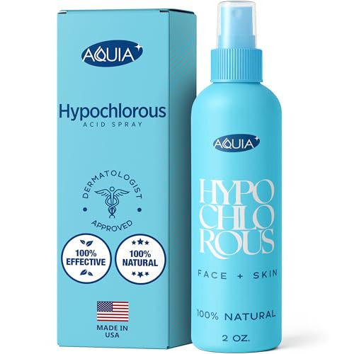 Hypochlorous Acid Spray for Face and Skin | Piercing Aftercare Spray | 2 oz Hypochlorous Acid Sprays for Face, Skin, Acne, Eczema, Body Acne Sprays, Piercing Aftercare, Facial Wound Solution, Workout | Amazon (US)