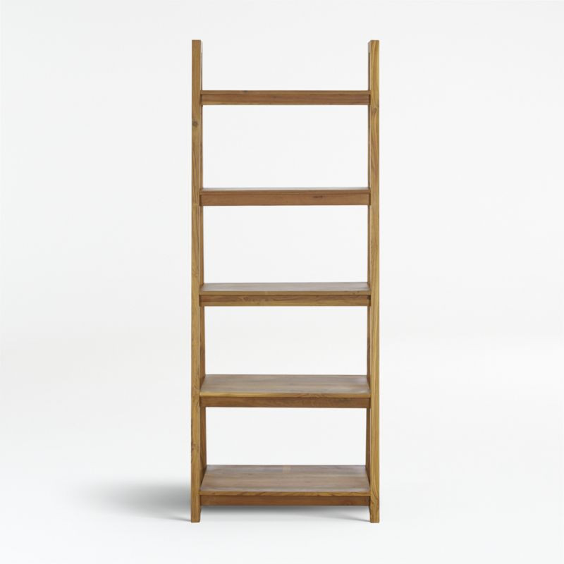 Strut Teak Bookcase + Reviews | Crate & Barrel | Crate & Barrel