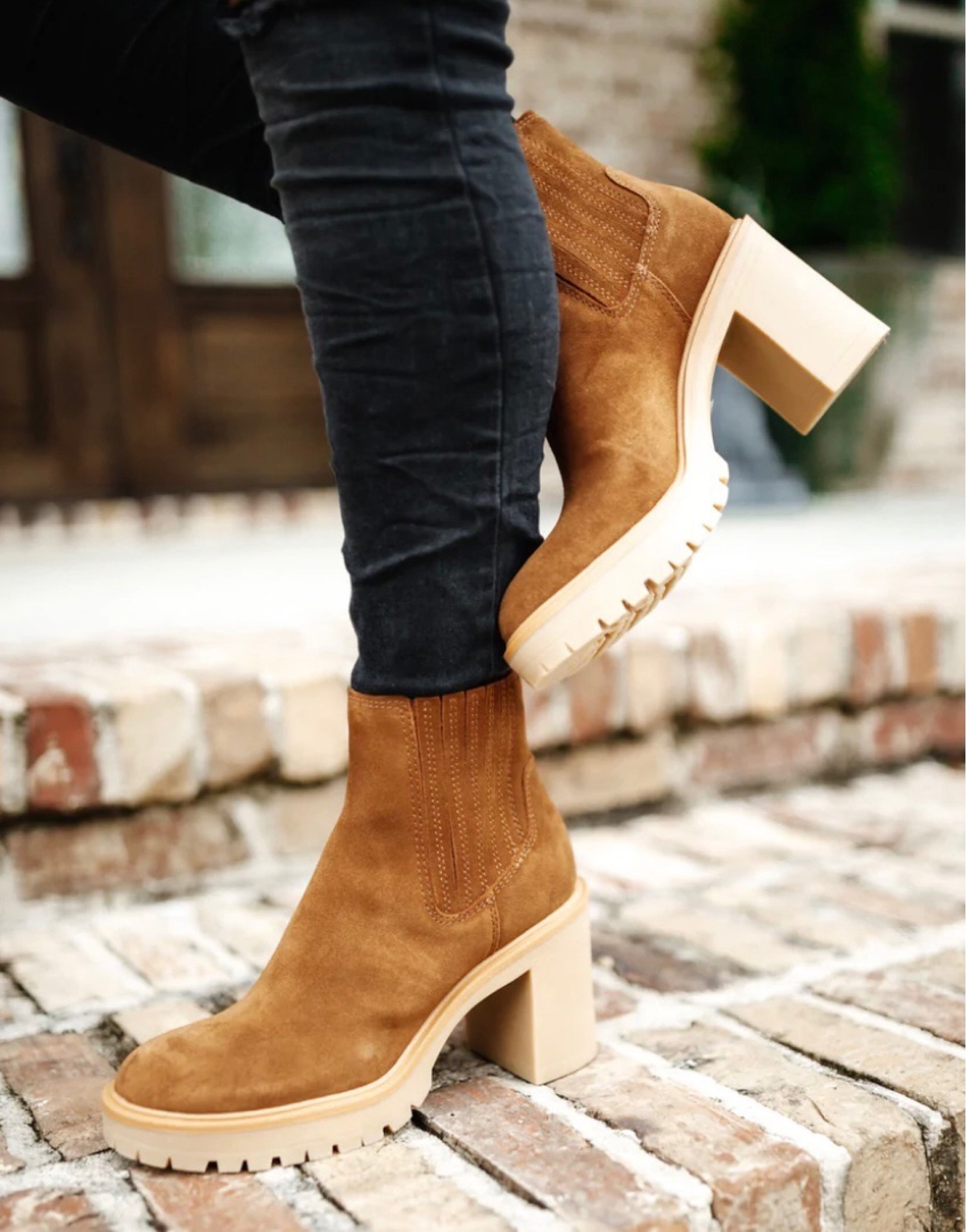 Suede Boots 
Brown Boots 
#LTKshoecrush #LTKFind #LTKsalealert