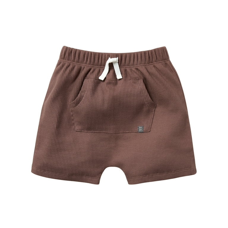 Modern Moments by Gerber Toddler Boy Organic Harem Shorts With Kanga Pocket, Sizes 12M-5T - Walma... | Walmart (US)