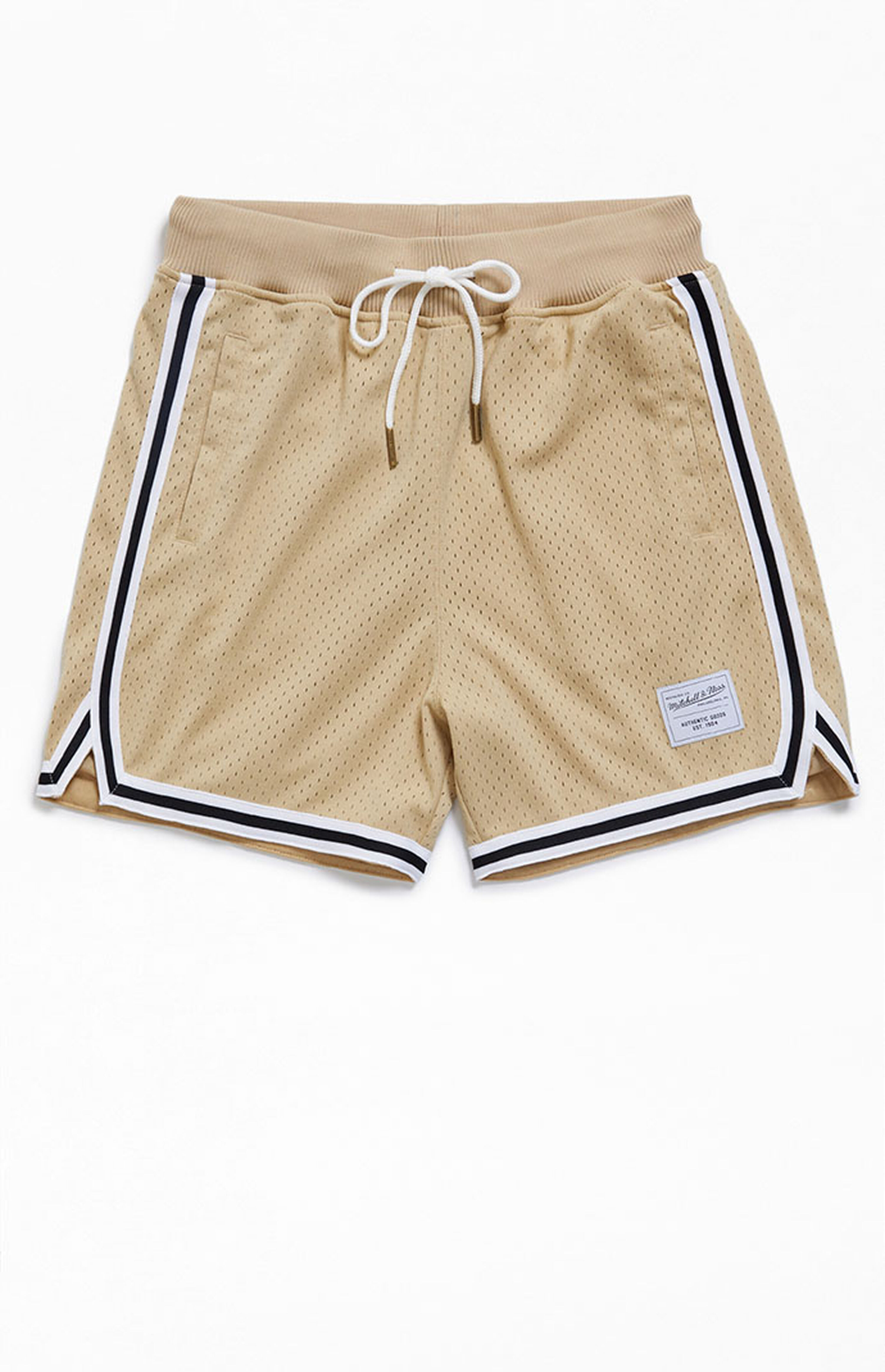 Mitchell & Ness Khaki Mesh Game Day 2.0 Shorts | PacSun