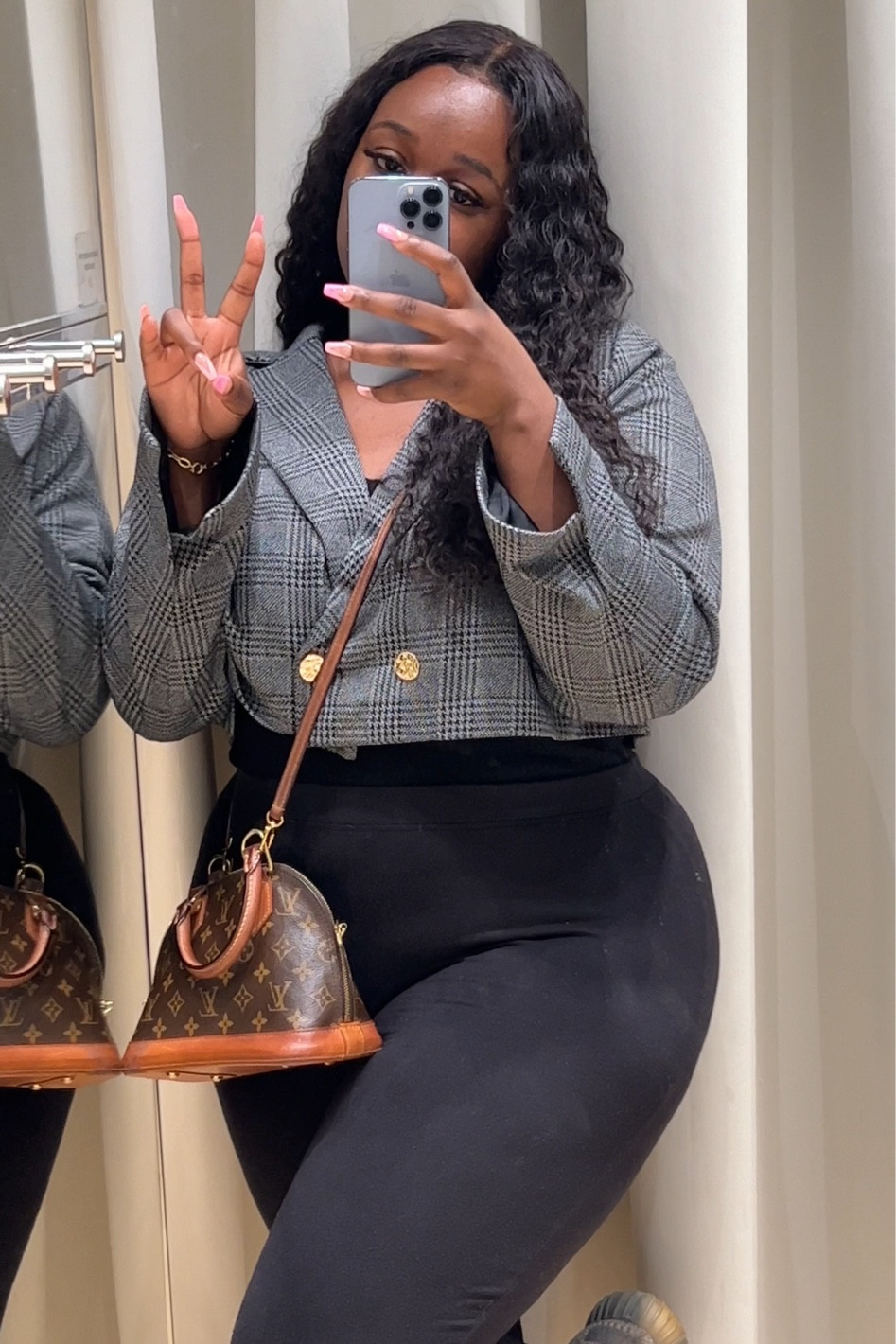 H&M cropped blazer try on! ✨ plus size edition. I got this in a size 16! This blazer is more of an oversized look so if you want something more form fitting, size down.

#LTKunder50 #LTKSeasonal #LTKcurves