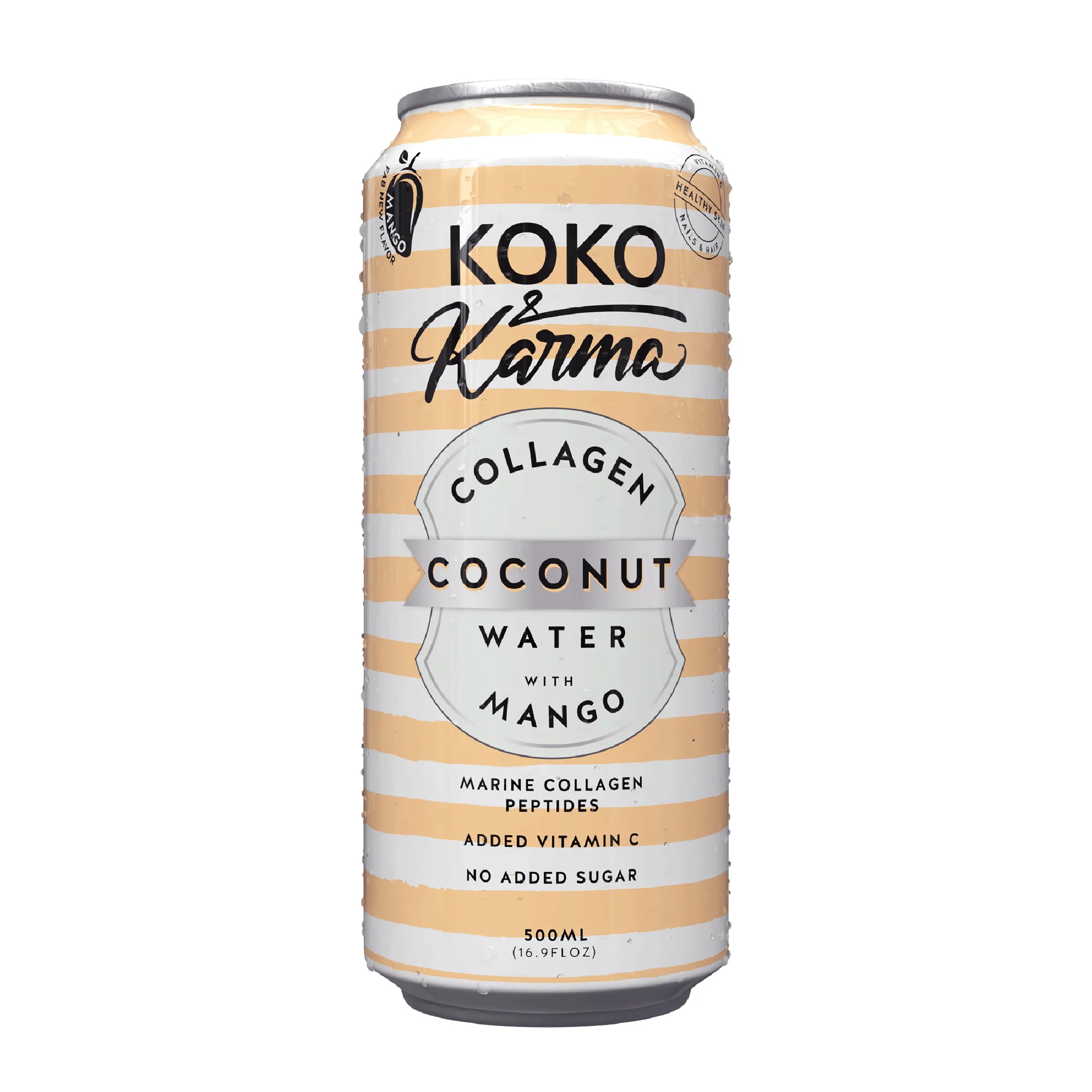Koko & Karma Mango Coconut Water, Collagen & Vitamin C, No Added Sugar, 16.9 fl oz Can | Walmart (US)