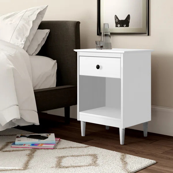 Lafever 25'' Tall 1 - Drawer Nightstand | Wayfair North America