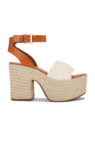 Schutz Isabel Cutout Sandal in Cru from Revolve.com | Revolve Clothing (Global)