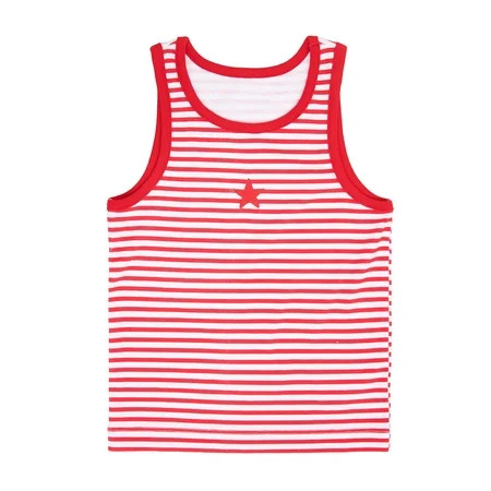 Fourth of July Girls Patriotic Americana Graphic Tank Top from Way To Celebrate, Sizes 4-18 | Walmart (US)