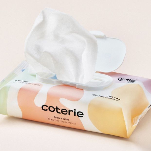 Coterie Compostable Water Wipes (4 Pack) | 100% Plant | Babylist