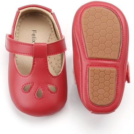 Felix & Flora Soft Sole Baby Shoes - Infant Baby Walking Shoes Moccasinss Rubber Sole Crib Shoes | Amazon (US)