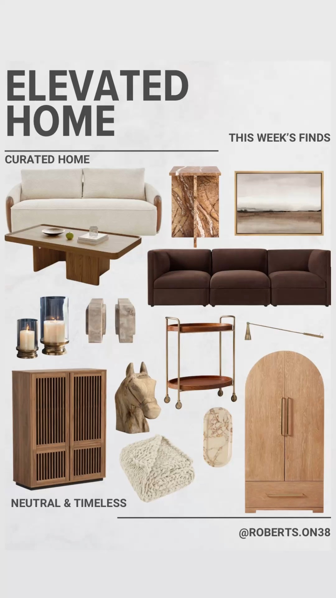 If your home aesthetic is warm woods, rich textures, and timeless neutrals, this week’s finds are calling your name. 🤎

#LTKHome #LTKSeasonal #LTKSaleAlert