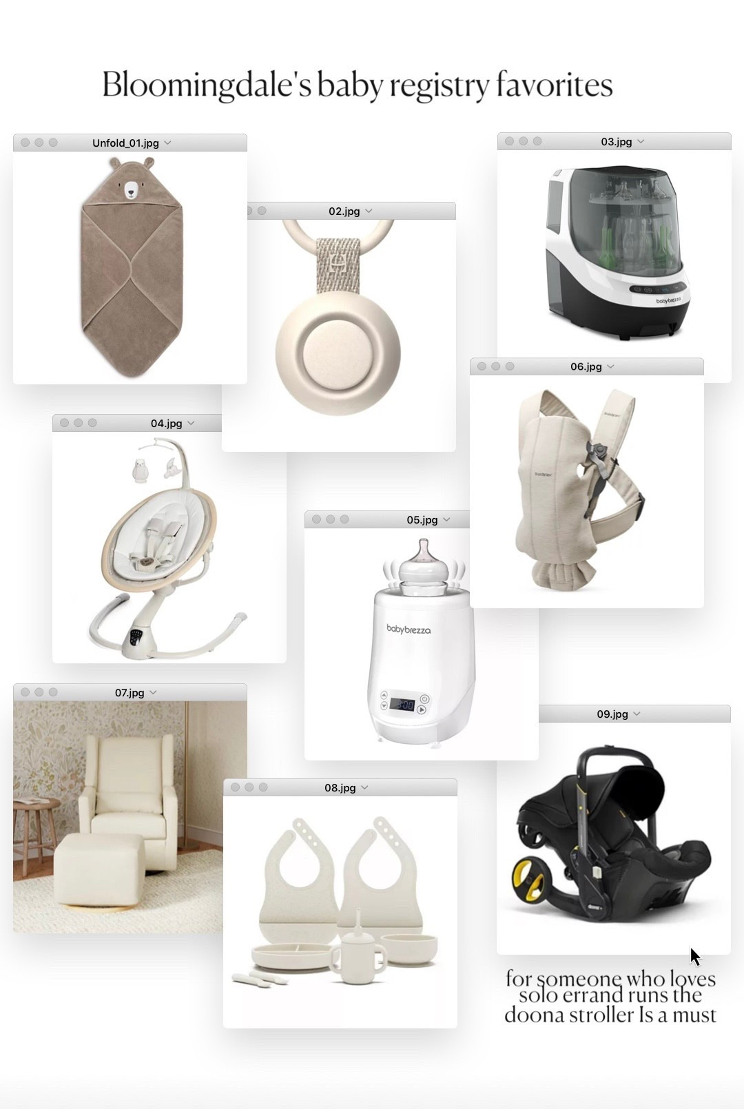 Bloomingdale’s baby registry favs #babyregistry