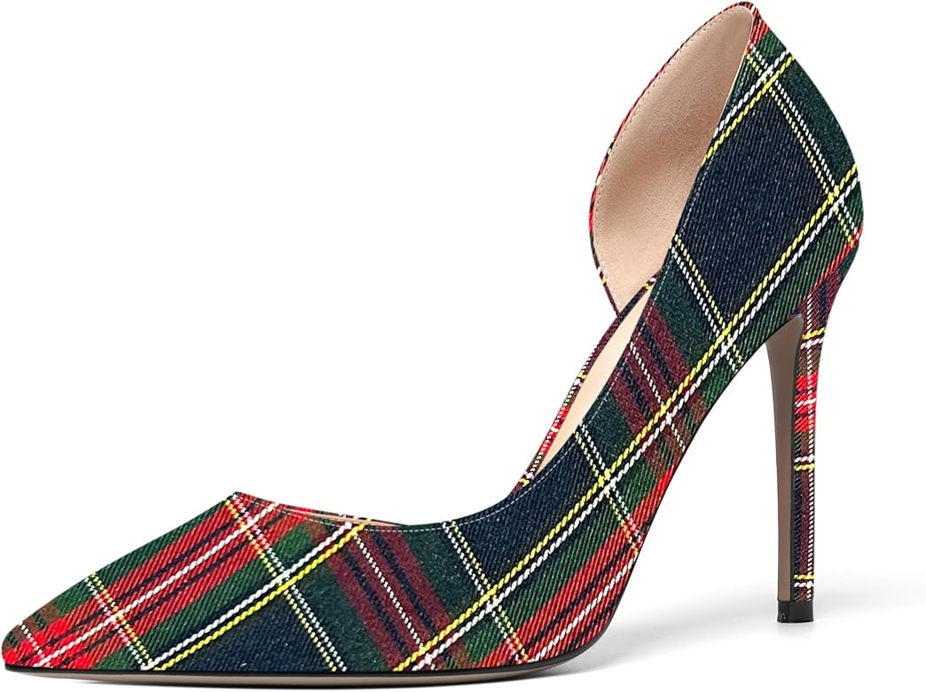 ROSERWISH Womens Sexy Fashion Slip On Evening Pointed Toe Patent Stiletto High Heel Pumps Shoes 4... | Amazon (US)