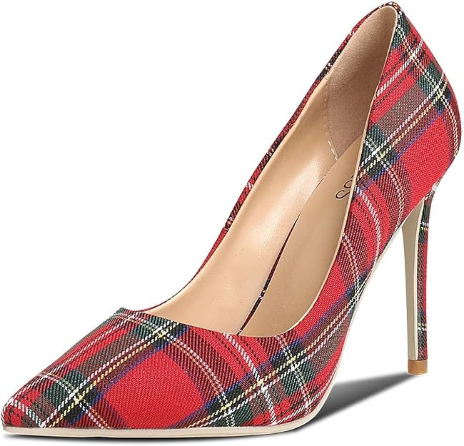 wetkiss Women Pumps Stiletto Heels Pointed Toe Slip on High Heel Pump Shoes for Women Ladies Fema... | Amazon (US)