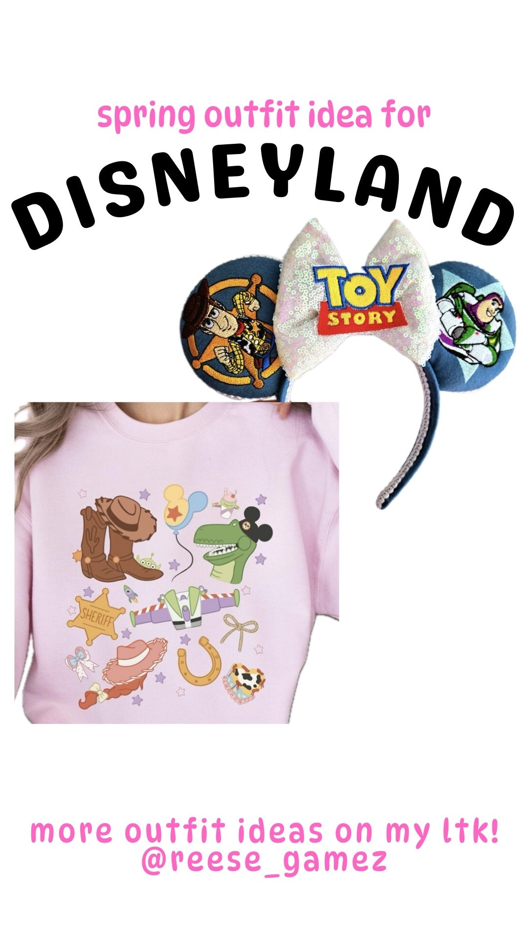disney outfit, disneyland outfit, disney outfits, disneyland outfits, toy story outfit, mickey ears, minnie ears

#LTKTravel #LTKootd #LTKSeasonal