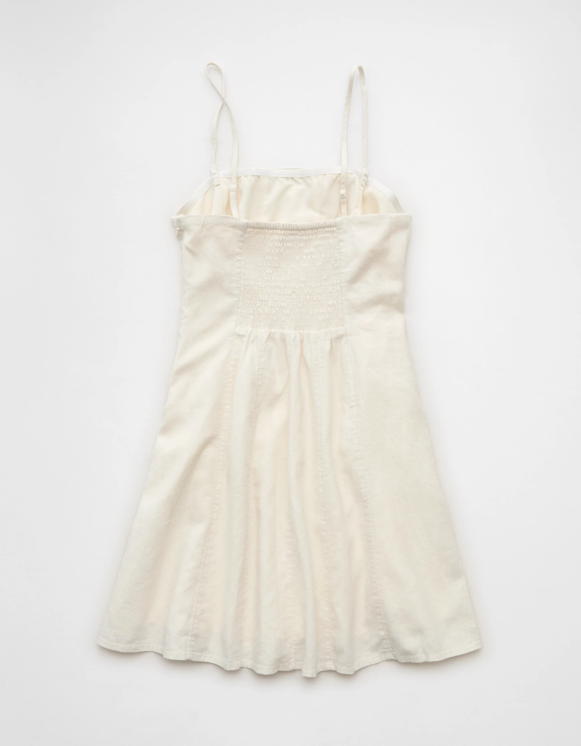 AE Linen-Blend Strapless Mini Dress | American Eagle Outfitters (US & CA)