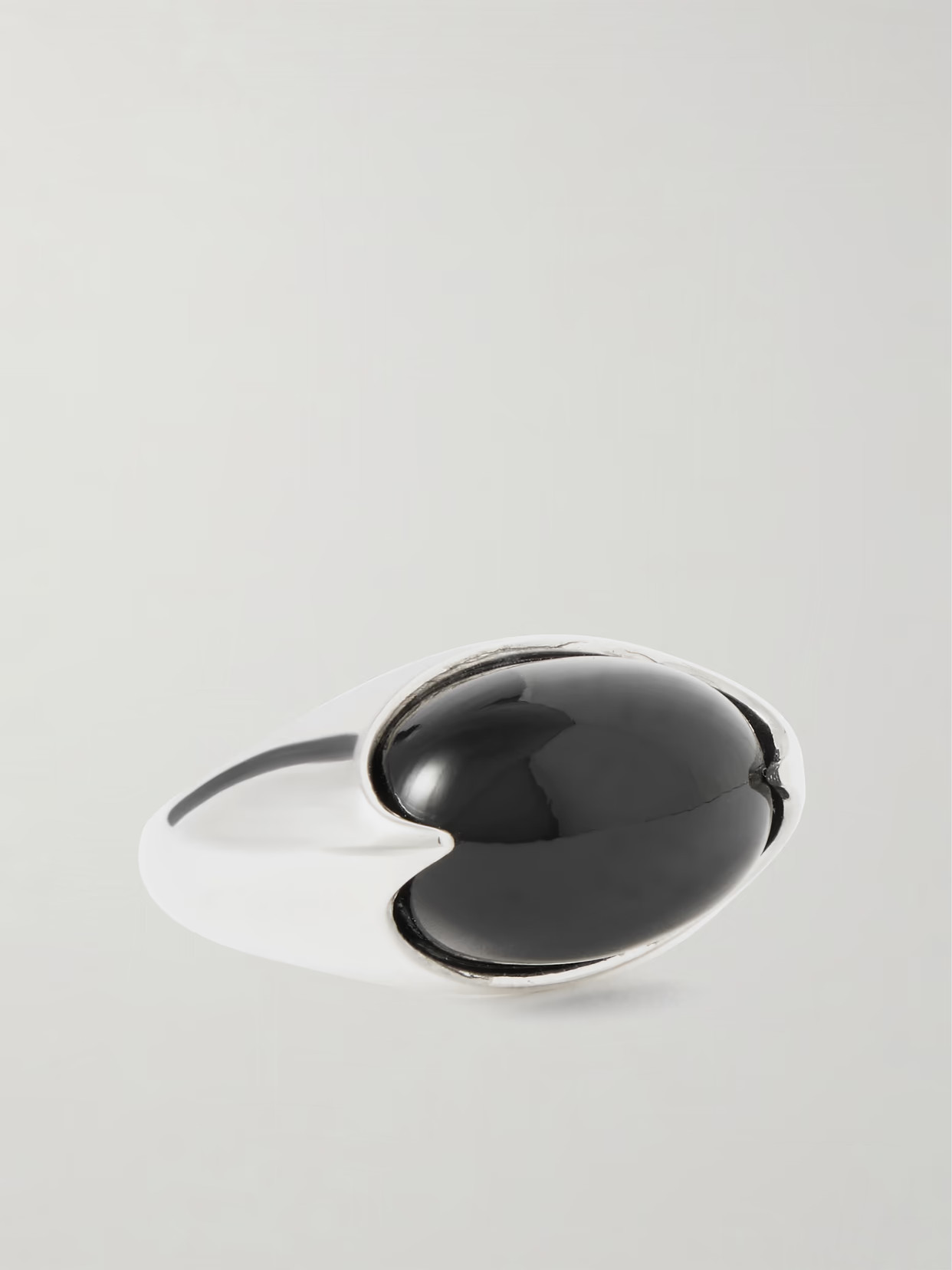 Loren Stewart - Orb Sterling Silver And Agate Ring - Black | NET-A-PORTER (US)