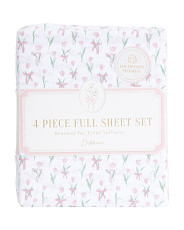 Tulips And Bows Sheet Set | Bed & Bath | Marshalls | Marshalls