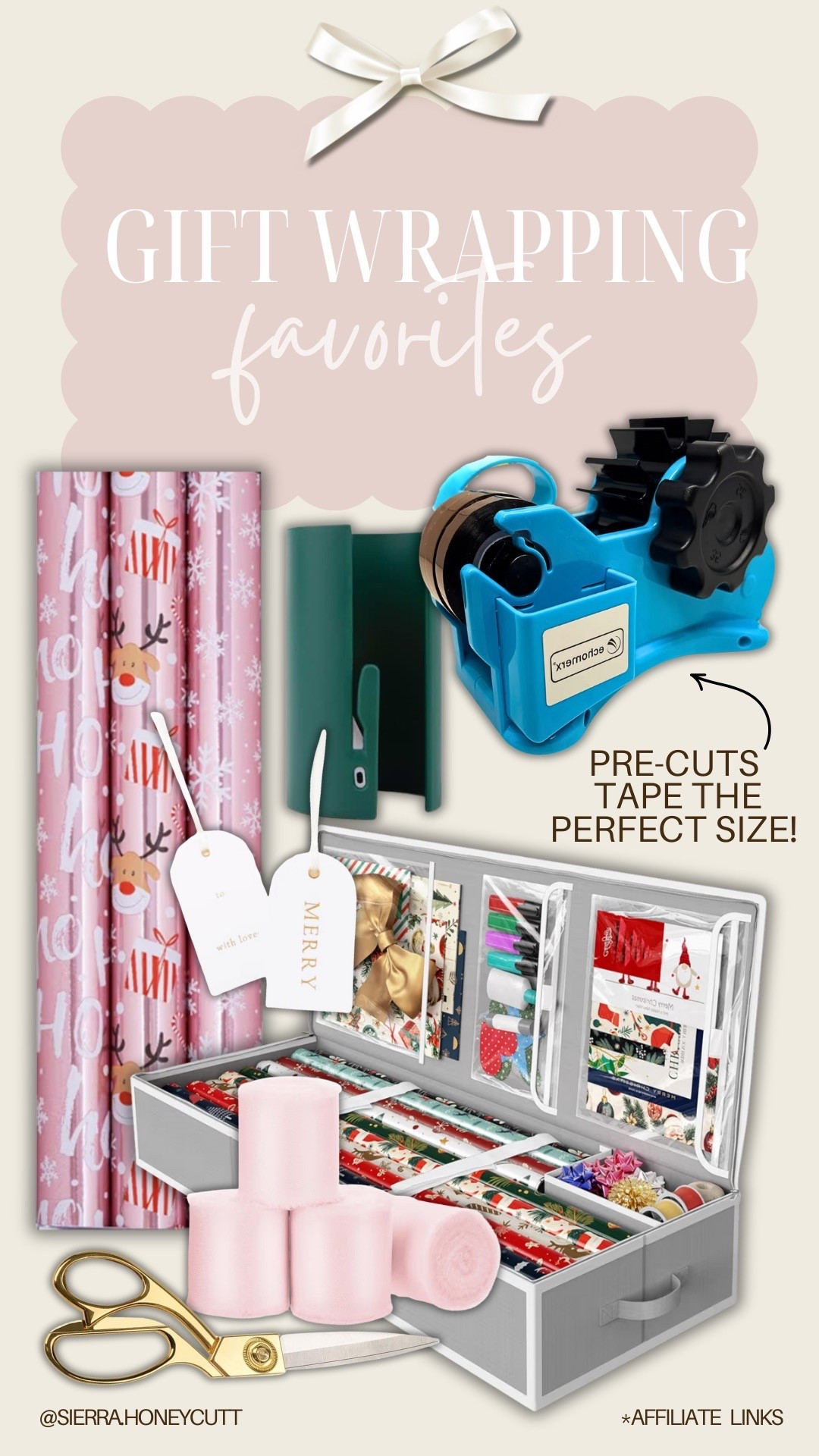 Christmas gift wrapping favorites from Amazon!! This tape dispenser is truly a game changer and really up to our wrapping game 🙌🏼

Seasonal gift wrapping Christmas presents must have his favorites Amazon trending useful practical

#LTKFindsUnder50 #LTKmomlife #LTKHoliday