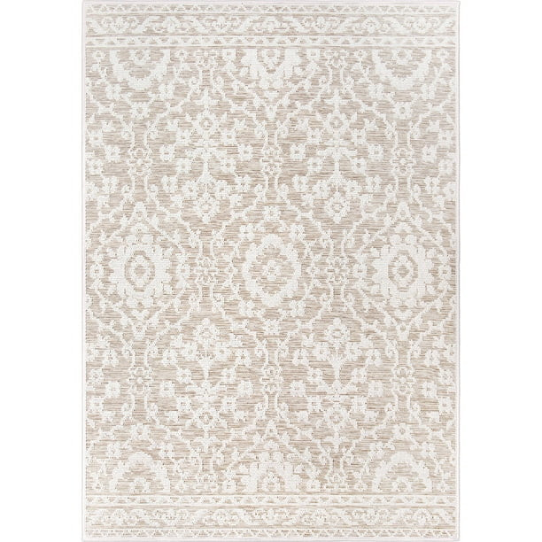 My Texas House Amelia Reversible Indoor/ Outdoor Area Rug, Natural Driftwood, 8' x 10' | Walmart (US)