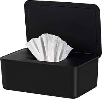 Baby Wipes Dispenser, Wipe Holder for Baby & Adult,Keeps Wet Tissue Fresh, Non-Slip Wipes Case, W... | Amazon (US)
