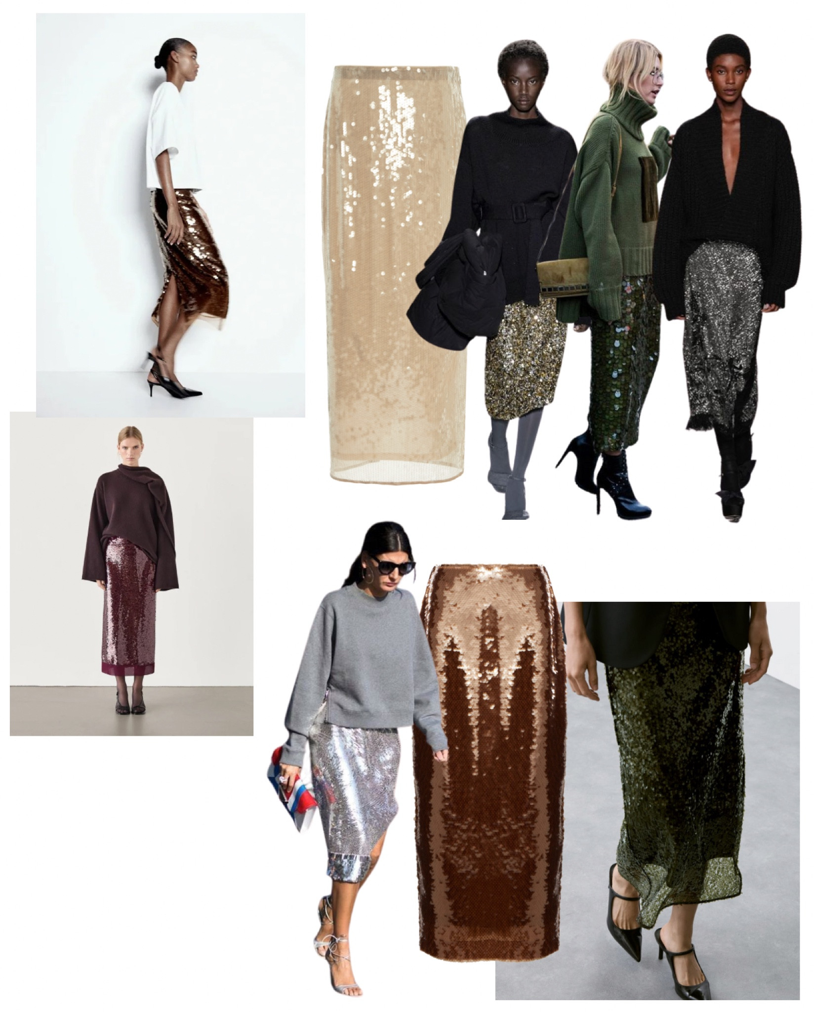 The Sequin Skirt Edit | H&M skirt | party wear | evening outfit | disco outfit 

#LTKstyletip #LTKpartywear #LTKautumn