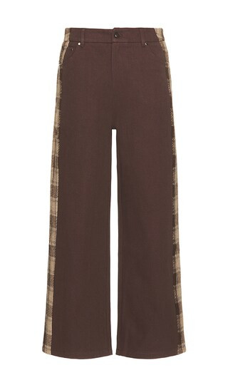 Workers Plaid Pants in Brown Plaid | Revolve Clothing (Global)