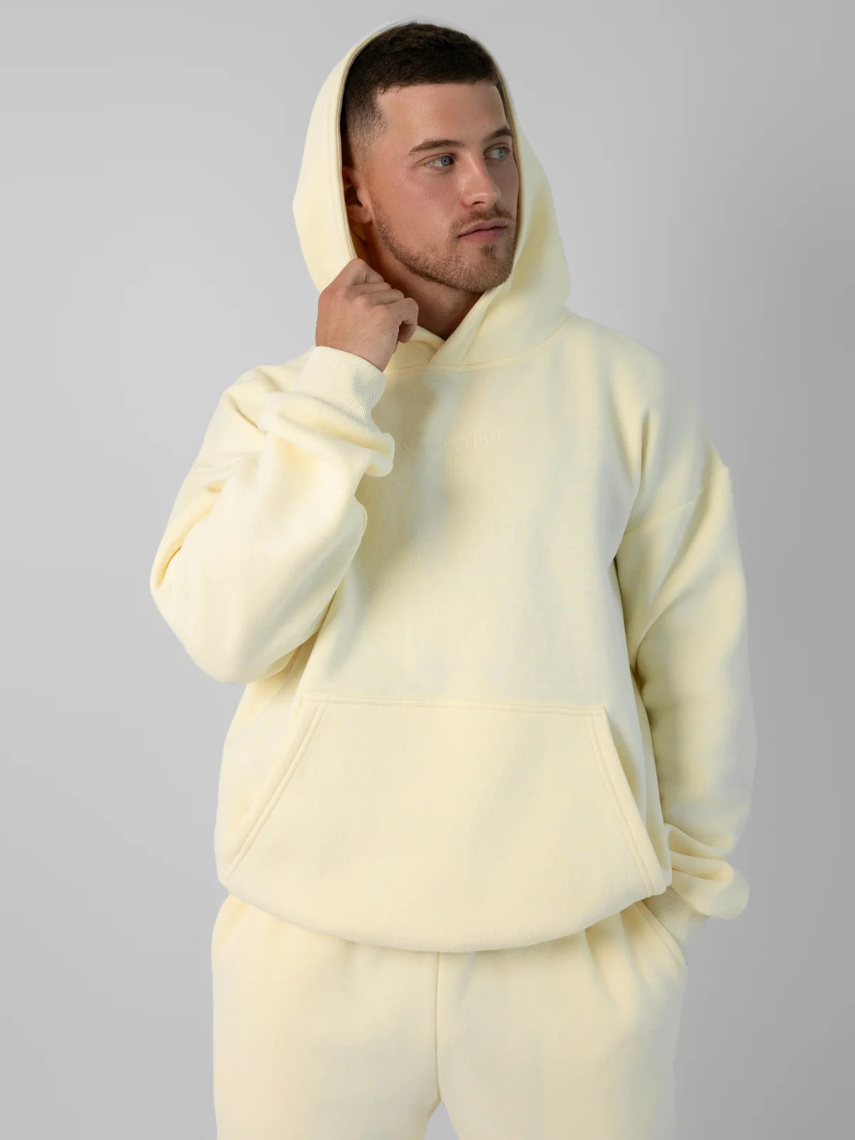 Comfrt Signature Hoodie | Butter | Yellow | Oversized | S | Small | Comfrt