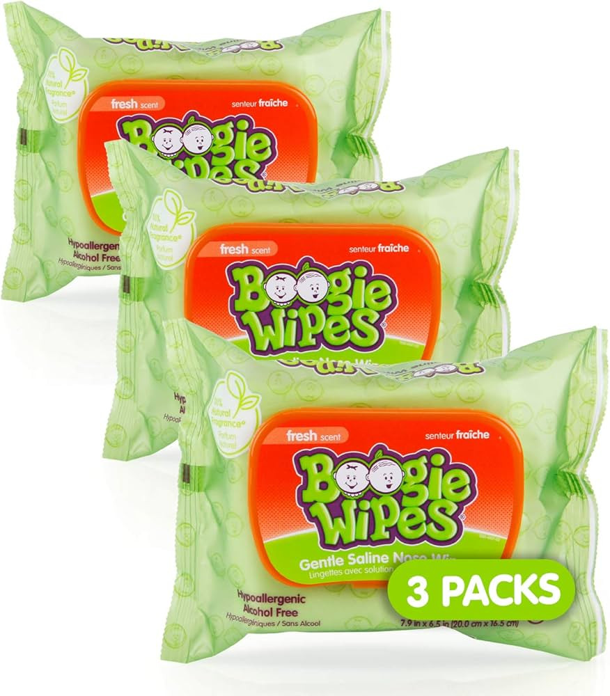 Boogie Wipes Gentle Wet Wipes for Baby and Kids, Face, Hand, Body & Nose, Made with Vitamin E, Al... | Amazon (US)